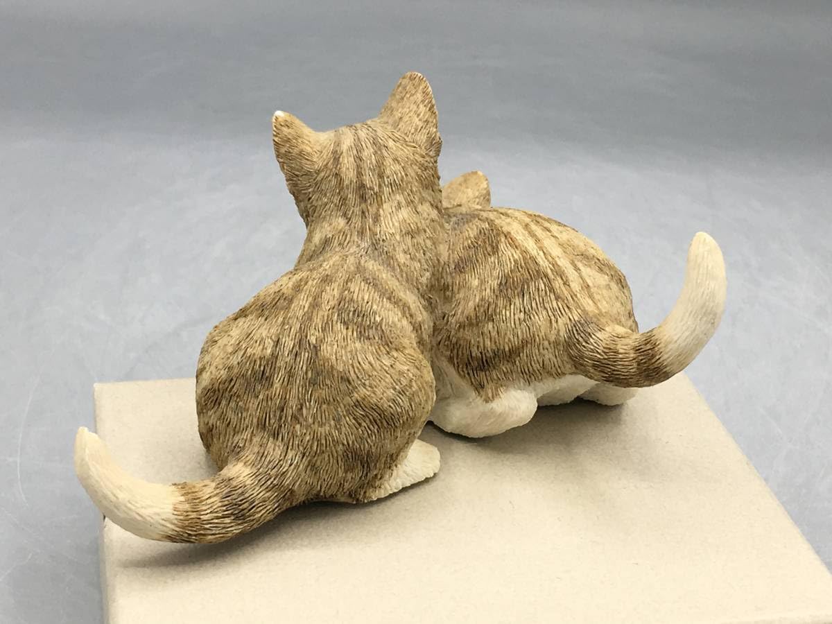大きいサイズ 猫の親子 カントリーアーティスト フィギュリン 置物 Amazon.co.jp: ご縁猫 ジュエリーキャット(S-SIZE ピンク Pink